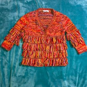 Stella McCartney fringe kids sweater